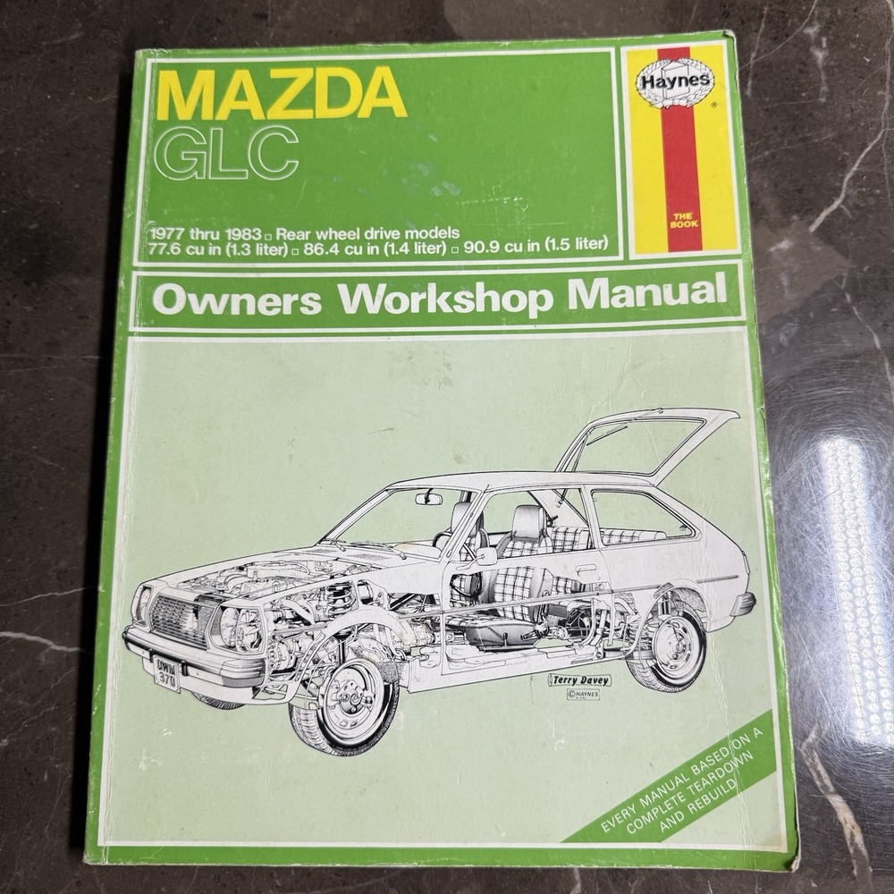HAYNES MAZDA GLC 1977 THROUGH 1982 OWNERS WORKSHOP MANUAL NEW IN WRAPPING